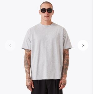 ZANEROBE GRAY MARLE COTTON TEE SHIRT MEDIUM FIT LIKE NEW